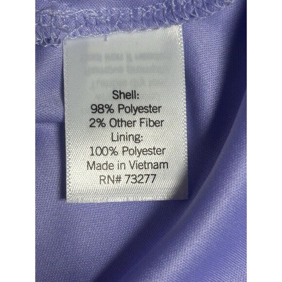 NWT LC LAUREN CONRAD M PURPLE GOLD‎ GREEN FLORAL RUFFLE FAUX WRAP MIDI 3X - Picture 8 of 11